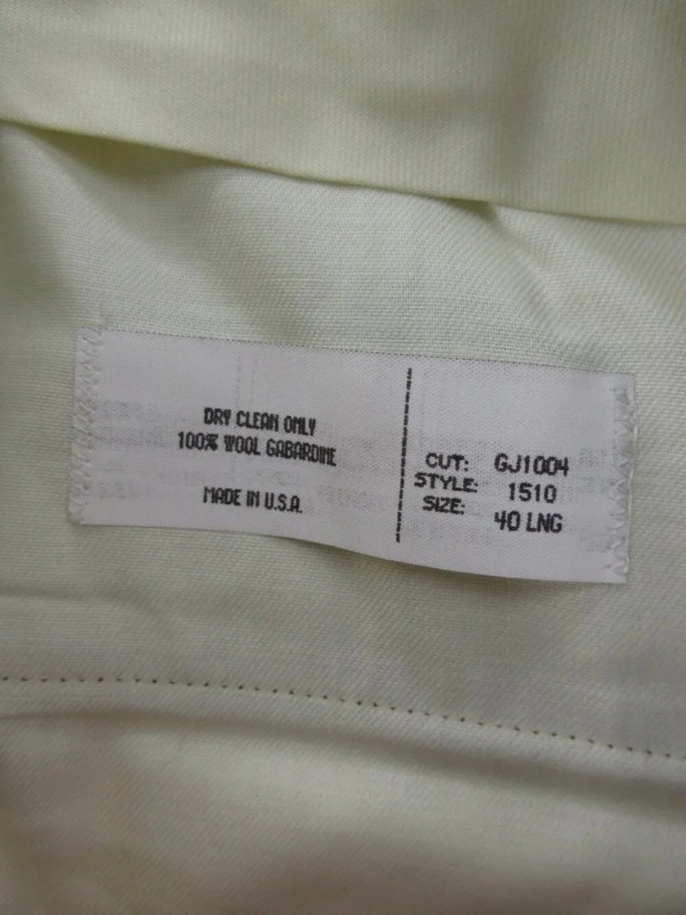 VINTAGE Brooks Brothers Pants 40X33 Wool Trousers Slacks Pleated NEW